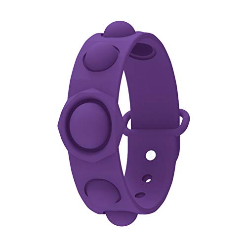 GMtes Simple Dimple Toys   Modisches Silikonarmband Dekompressionsspielzeug das leicht zu tragen ist Stressabbau Handspielzeug für Erwachsene Lila
