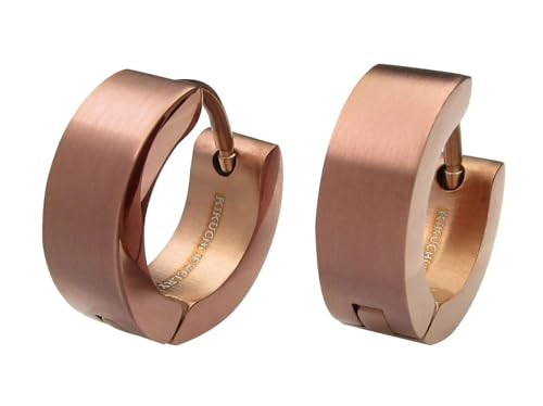 äbchen Braun Bronze Gebürstet Gerade 13mm 5mm für Männer ERTS028