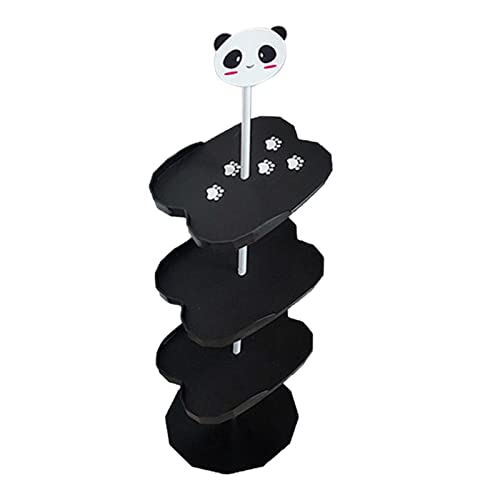 MotiveTech Schuhregal mit 4 Ebenen für Kinder für Flur Und Schlafzimmer Panda