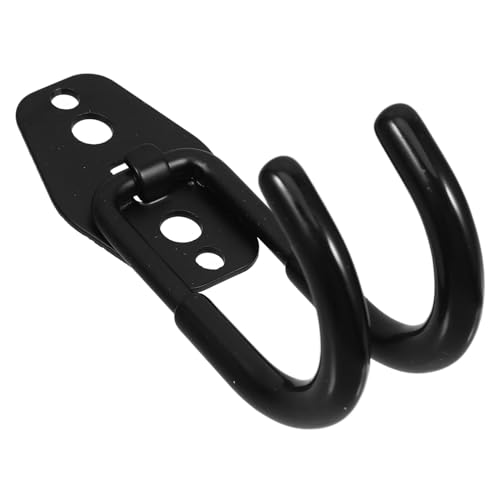 NUOBESTY Robuster Eisenhaken Gartenhaken Wasserhaken Hängender Schlauchhalter in Schwarz Strapazierfähige Gartenhalterung Für Bewässerung Und Gartengeräte