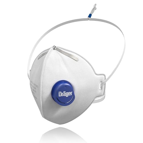 Dräger X-plore 1730 V Staubmaske FFP3 Atemschutz mit Ventil Einheitsgröße 3 Stück