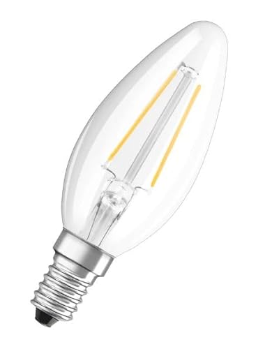 Osram 10er Pack LED Superstar Retrofit Classic B Kerzenlampe E14 2 8W ersetzt 25W warmweiß 2700K 250lm dimmbar LED Kerzenlampe LED E14 LED Candle E14 Leuchtmittel