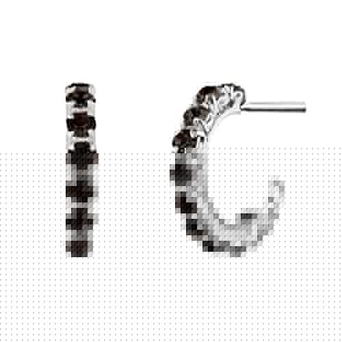 Jewelry Damen-Silberohrringe 100% 925er Sterlingsilber Cz-Hänge-Creolen luxuriöser Bling-Charm edler Schmuck Accessoires für Frau Party Verlobungsgeschenk Jewelry