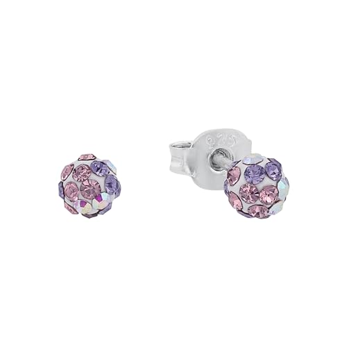 Prinzessin Lillifee Kinder-Ohrstecker Kugel 925 Silber rhodiniert - 2013162