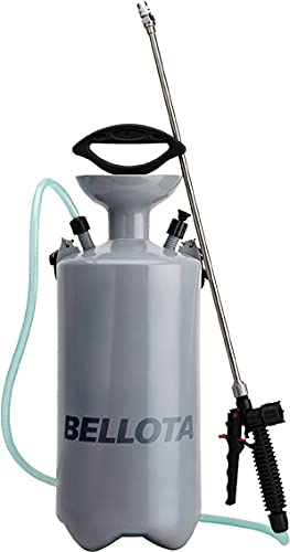 Bellota Sprühflasche mit Drucksprüher 5 Liter Rucksack zum Sprühen mit Lanza 3710-05 Grau