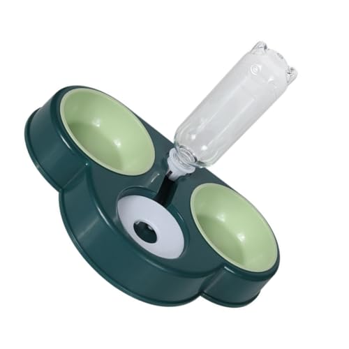 Housoutil Hundenapf Mit Abnehmbarem Dreifach Verwendbarem Futterautomat Automatischer Futternapf Als Wasserspender Für Haustiere Tierbedarf