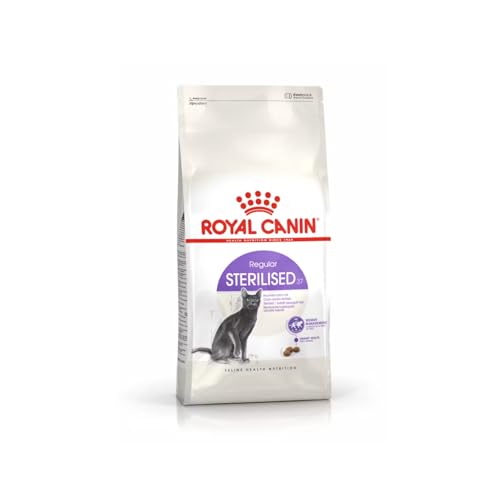 Royal Canin Sterilised 4 kg Alleinfuttermittel für erwachsene kastrierte Katzen Unterstützung der Harnwegsgesundheit des Gewichtsmanagements Angepasster Proteingehalt