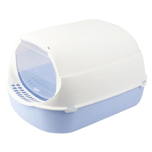 für mehrere Katzen Geruchskontrolle Katzentoilette for Haustiere vollständig geschlossen auslaufsicher Katzentoilette mit Zweiwegeschaufel Katzentoilette mit großer Kapazität Sandkasten for Katz