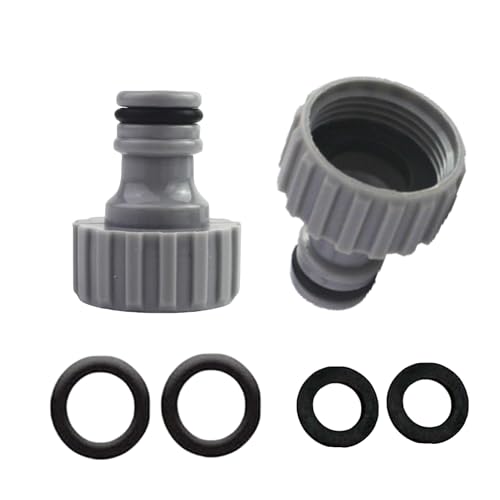 2 Stück 1 9 cm Schlauchanschluss Adapter Innengewinde für Gartenschlauch Bewässerungssystem Wasserhahn Adapter