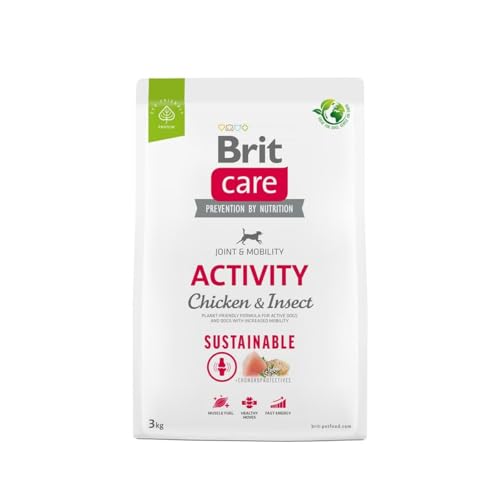 BRIT Care Dog Sustainable Activity Chicken Insect - Dry Dog Food - 3 kg