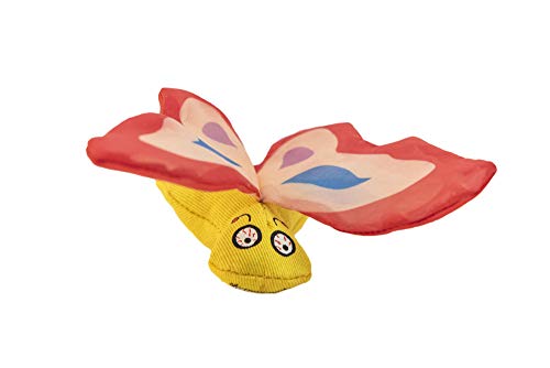 Duckyworld Yeoww Butterfly Red Katzenspielzeug mit Katzenminze 200 g