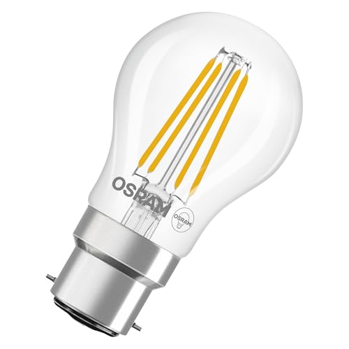 OSRAM LED-Lampe Filament Star P40 Miniball 3 4W 840 4000K kaltweiß B22d klar 470 lm 300 Abstrahlwinkel