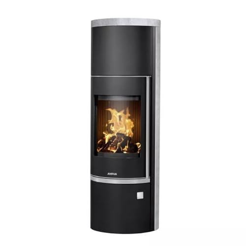 Justus 5693 23 Faro W 2.0 Kaminofen Stahl Schwarz mit Verkleidung A
