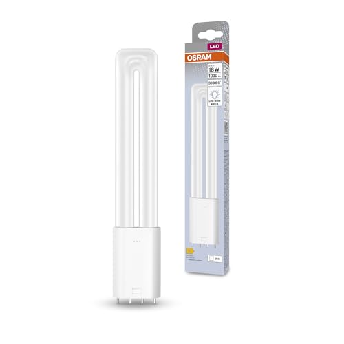OSRAM DULUX L18 LED-Lampe für 2G11 Sockel 8 Watt 1000 Lumen Kaltweiß 4000K Ersatz für herkömmliche 18W-Dulux Leuchtmittel