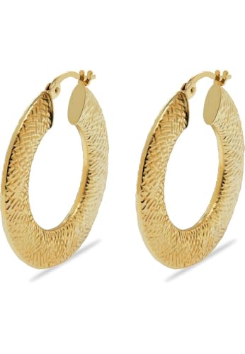 CHRIST Damen-Creolen 585er Gelbgold One Size 89090083