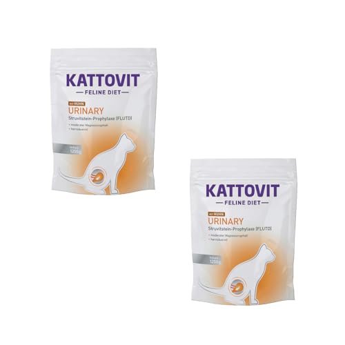 Kattovit - Urinary Huhn - Trockenfutter für Katzen bei Struvitsteinen - Doppelpack - 2 x 400 g