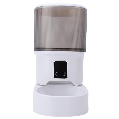 Haofy Automatischer Futterautomat für Haustiere mit Intelligenter App-Steuerung 4-Liter-Futterspender für Katzen und Hunde Programmierbarer Fütterungsplan