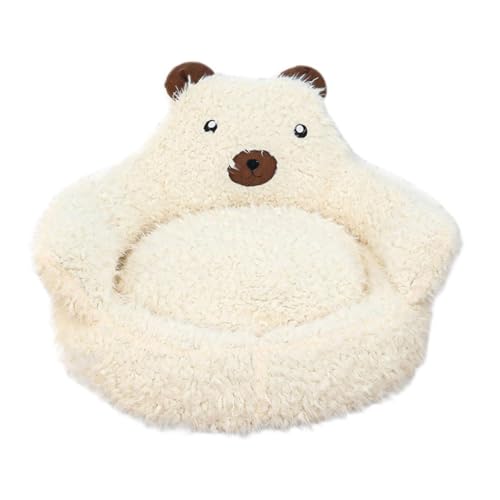 mophrati Gemütliches Haustier Sofa weiches und bequemes Schlafkissen für Katzen und Kätzchen aus Stoff tragbare große Hundematte Welpenbett