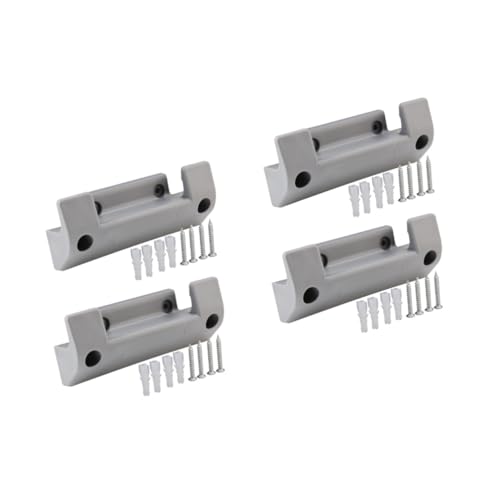 BESPORTBLE 2 Sätze Wasser Maschine Leistungsverlängerung Stecker Pumpe System gartenschlauch wandhalterung gartenschlauch Halterung Drahthaken für den Außenbereich Plastik Grey
