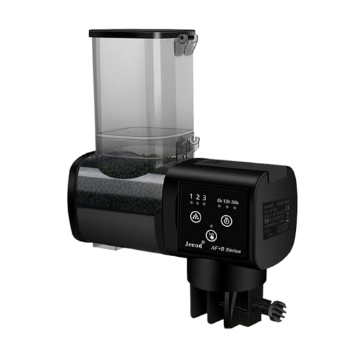Yonuaret Aquarium Fischfutterautomat - Intelligenter Fischfutterautomat 500ml - Großvolumiger Futterspender Für Aquarium Teich Für Haushalt Reisen Anfänger Enthusiasten Praktisch Für Männer