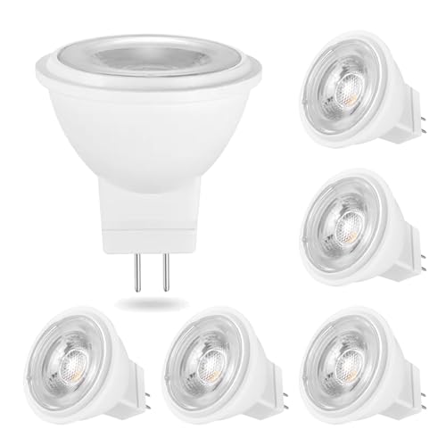 BVCL GU4 MR11 LED Lampen 3W 360lm ersetzt 20W 40W Halogen Nicht Dimmbar 20.000h Lebensdauer 6er Pack Natural White 4000K
