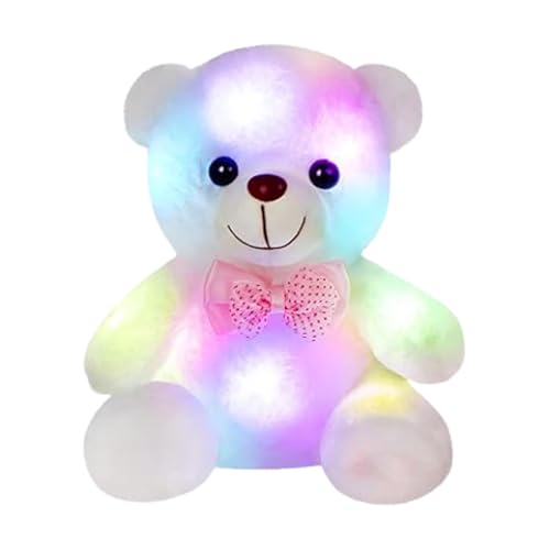 Generisch Leuchtender leuchtender Bärüsch  10 Zoll Gefüllter mit LED weiches für Kinder Mädchen Geburtstag Kinderzimmer Spielzimmer