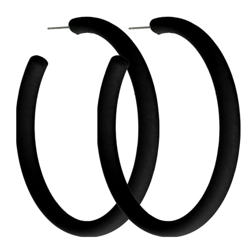 Neon-Creolen Retro-Neon-Ohrringe Acryl große Creolen 80er- und 90er-Jahre-Ohrringe für Frauen Bunte große Creolen Statement-Ohrringe Pink leichte Ohrringe für 80er-Jahre-Party-Accessoires