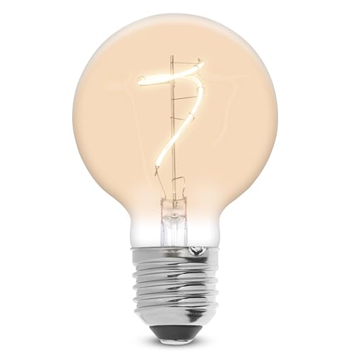 LIGHTDELUX 1 x Edison Vintage GlÃ¼hbirne E27 2W Retro LED Lampe WarmweiÃŸ 1800K Ideal fÃ¼r Nostalgie und Retro Beleuchtung im Haus Caf Bar LDS017-1