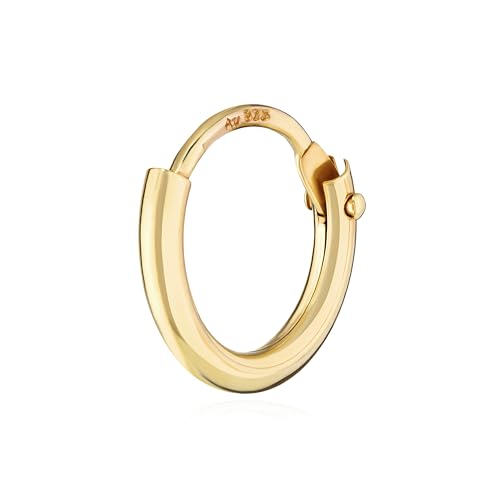 NKlaus 9 0mm Einzel 375er Gelbgold Creole Gold Ohrringen Ohrschmuck Goldohrringe 8878