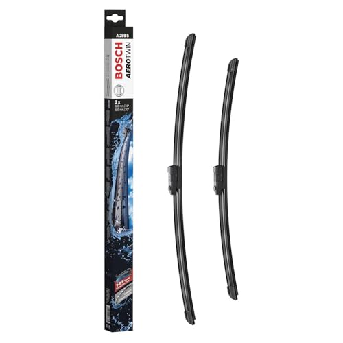Bosch Aerotwin A298S Front-Scheibenwischer - Set mit 2 Ersatz-Scheibenwischern und vormontiertem Adapter - 2 Wischblätter 600 mm und 500 mm