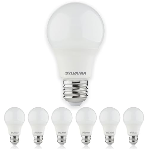 SYLVANIA LED Lampe E27 5W 40W 470 Lumen Warmweiß 2700K Nicht Dimmbar LED Glühbirne E27 Energiesparend 15000h Lebensdauer 6er Pack