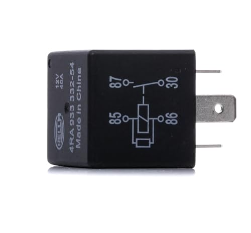 HELLA 4RA 933 332 541 Relais Arbeitsstrom   12V   4 polig   Schaltbild S2   Stecker B   Schließer