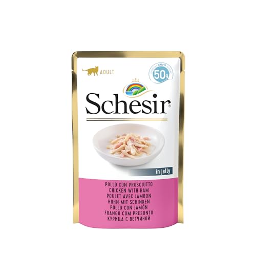 Schesir Jelly Hühnerfilet Schinken 30 Beutelx 50 g