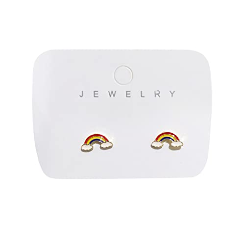 jieGorge Feine Damenohrringe Drip Burger Pommes Frites Vielseitig süße Farbe Herz Cartoon Herz Kreatives kleines Geschenk Prinzessin Lillifee G One Size