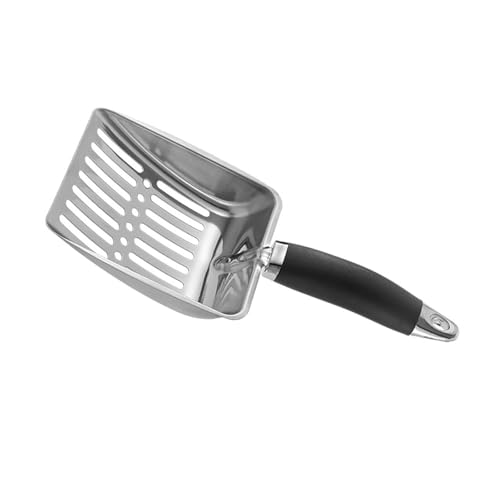 Mehrzweck-Streuschaufel Gummi langer Griff für Haushalt Käfigreinigung Reinigungswerkzeug Haustierabfallreiniger