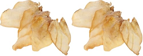  Rinderohren 200g 10 Stück 100% natürliche Inhaltsstoffe Langer Kau  und Knabberspaß 84891 Packung mit 2