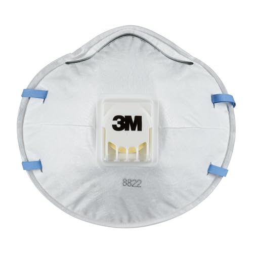 3M Atemschutzmaske 8822PRO5 FFP2 für Handschleifen und Elektrowerkzeugarbeit 5 Stück