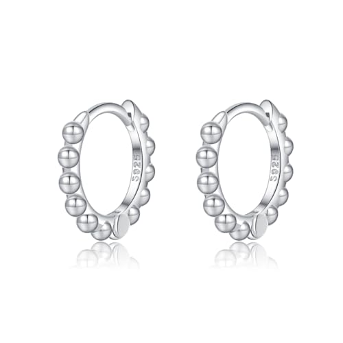 Reffeer 925 Sterling Kugel für Frauen Huggie A