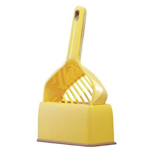 Hiemible Katzenstreu Schaufel Mit Halterung Katzenstreu Sieb Schaufel Mit Tiefem Blatt Breite Streuschaufel Für Katzentoilette Haustierzubehör Für Wohnzimmer Balkon Schlafzimmer Zuhause