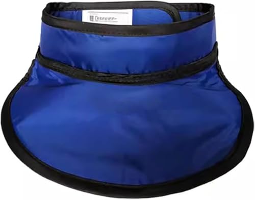 Kanduo Röntgen-Schutzkleidung Röntgen-Schilddrüsenschutzkragen zahnärztlicher Strahlenschutz Blei-Schilddrüsenschutz weich einstellbar 0.35 mmpb