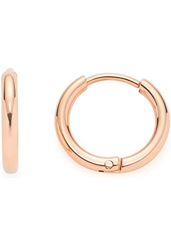  Lilo s 1 Paar ros goldene Klapp schlichte Basic Modeschmuck 022072