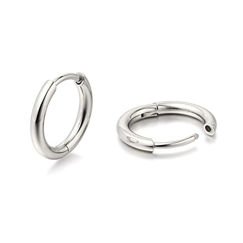 Limerencia Titan Reif für Herren G23 Medizinische Hypoallergen Gesundheitsstecker 8 14MM Titan für empfindliche Ohren Mode Damenschmuck 14mm Keine Steine