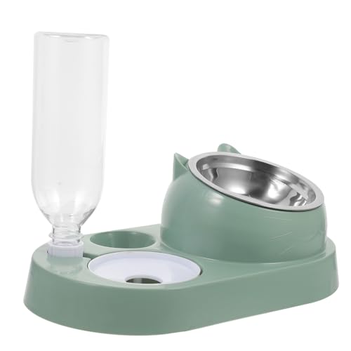 FRCOLOR Haustier Futter Wasserspender Großem Fassungsvermögen Bissfestem Material für Praktischer Edelstahl schüssel für Alltag