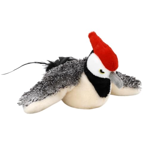 Jlobnyiun -Vogel-Teaser animierter Fliegender Katzenminze mit Bewegungsklappe interaktives Springspielzeug langlebiges leichtes Design Perfekte aufregende Indoor-Unterhaltung für Katzen K