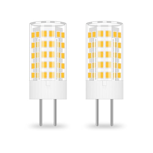 BROLSKUN.35 12V Ersatz.35 Halogen 40W 50W Warmweiß Bipin Sockel 4W Stromsparer Niedervoltlampe Klein Birne G6.35 Stiftsockellampe Nicht Dimmbar 2er Pack
