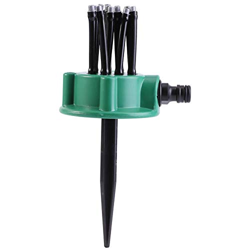 Gartensprinkler 2 Stück Nudelkopf Rasensprinkler verstellbares Wassersprüh Bewässerungssystem für Terrasse Rasen Hof Gras