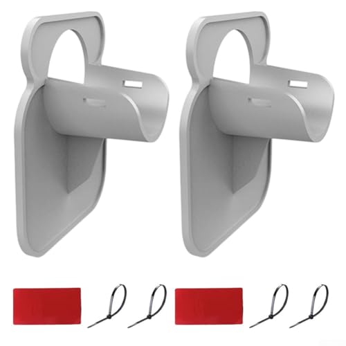 Yhenlovtt Poolrohrhalterung für 38 mm Schläuche ABS-Schlauchhalter kompatibel mit Standard-Poolrohren kompaktes Design für Garten- und Spa-Installationen 2 Stück grau