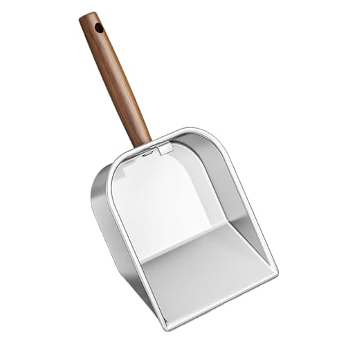 Generisch Katzenstreuschaufel Aus Edelstahl Robuste Streuschaufel Mit Holzgriff Und Waschbarem Ständer Für Wohnung Wohnzimmer Innen- Und Außenbereich Wohnheim Haushalt Mit Mehreren Haustieren