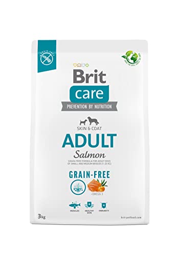 Dry Food for Adult Dogs - BRIT Care Grain-Free Adult Salmon - 3 kg