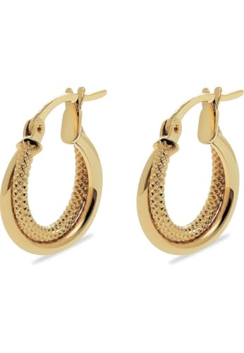 CHRIST Damen-Creolen 585er Gelbgold One Size 89090181